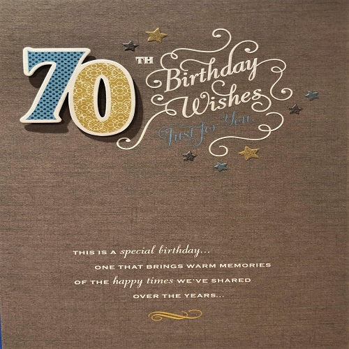 70th Birthday Wishes – Card King